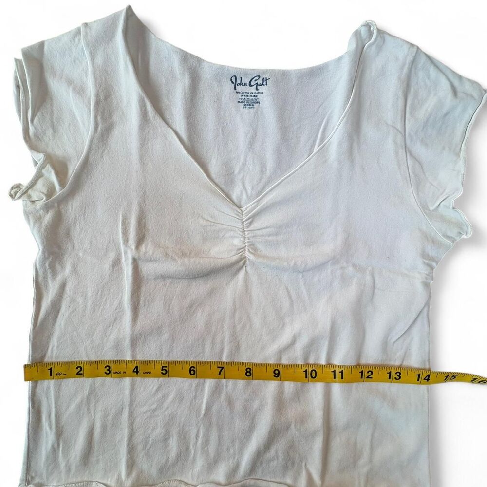 John-galt Women's White Crop-top